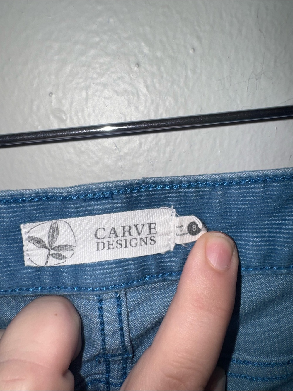 Carve Designs Corduroy Cutoff Shorts | Size 8 - Picture 6 of 6